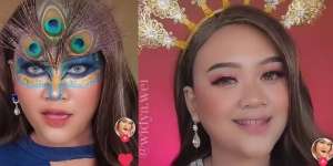 Kreasi Kreatif Makeup Khas Budaya Nusantara Selama 6 Jam, Hasilnya Bikin Takjub