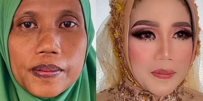 Skill Level Suhu, Transformasi Makeup Pengantin Bisa Bikin Suami Tercengang