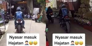 Viral Rombongan Pemotor Nyasar ke Acara Hajatan, Sikapnya Jadi Sorotan
