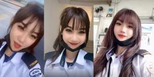 Viral Satpam Cantik Gak Ketulungan, Tak Takut Kulit Belang dan Muka Jerawatan
