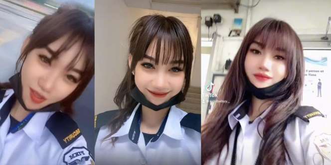 Viral Satpam Cantik Gak Ketulungan, Tak Takut Kulit Belang dan Muka Jerawatan