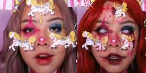 MUA Unjuk Skill Riasan Bertema Unicorn, Awalnya Manis Berubah Jadi Mistis