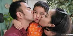 Bentuknya Seperti Tampah Ikan Asin, Speaker untuk Sekolah Online Rafathar Harganya Rp50 Juta