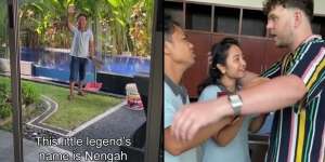 Momen Haru Pasangan Bule di Bali Beri Kejutan Mewah untuk ART, Sampai Nangis