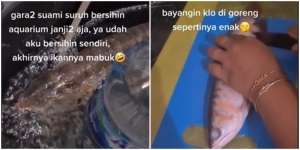 Ikan Arwana Korban Suami Ingkar Janji Bersihkan Akuarium, Berakhir Jadi Hidangan