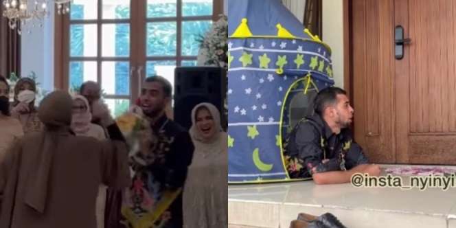 Suami Dapat Buket Bunga dari Pengantin, Reaksi Istri Setelahnya 'Horor' Banget!