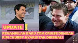 Penampilan Baru Tom Cruise, Nyaris Tak Dikenali!