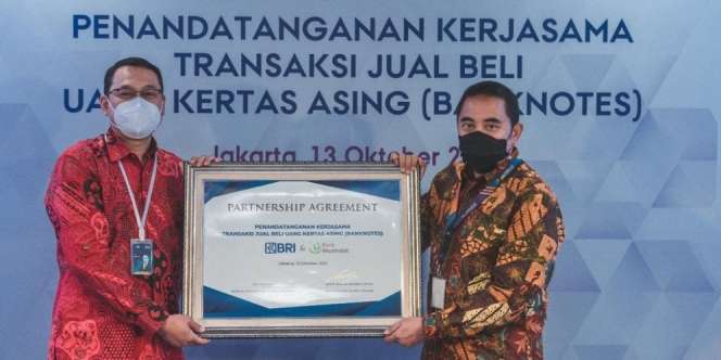 BRI-Muamalat Kerja Sama Jual Beli Uang Kertas Asing