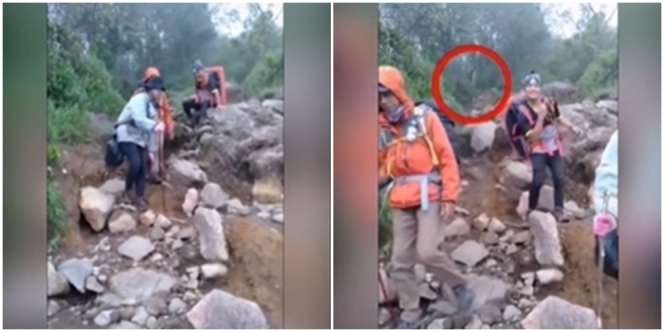Kisah Mistis, Video Pendaki Gunung Sindoro Diikuti Sosok Putih Besar