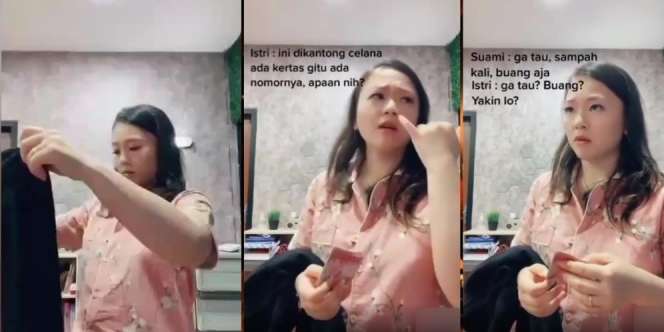 Ngakak, Cara Istri Ambil Uang Suami di Kantong Celana Tanpa Takut Dimarahi