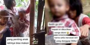 Kisah Suami Dikucilkan Warga karena Setia Merawat Istri ODGJ hingga Bekerja Menantang Maut