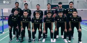 Momen Kocak Tim Bulutangkis Indonesia di Thomas Cup 2020