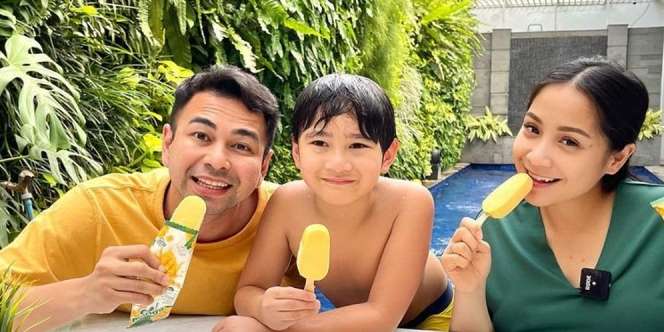 Dapat Ucapan Ulang Tahun Pernikahan dari Rafathar, Nagita Slavina Mewek