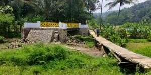 Jembatan 'Siluman' di Cianjur Telan Dana Rp190 Juta, 'yang Lewat Gaib Semua'