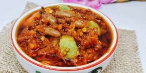Sedapnya Cumi Asin Sambal Merah Bikin Nafsu Makan