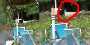 Viral Sosok Kuntilanak Terekam Kamera Ponsel Saat Pembongkaran Hotel Tua di Balikpapan