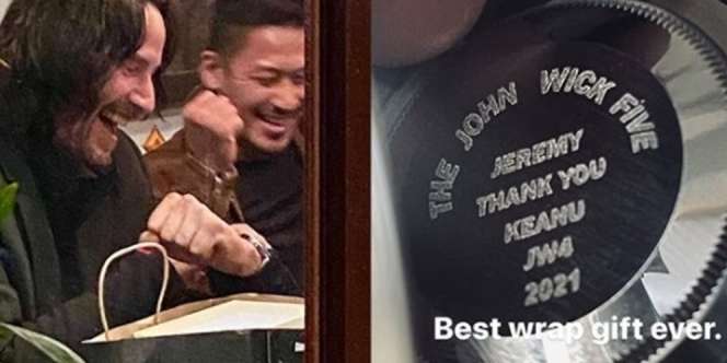 Kebaikan Hati Keanu Reeves, Stuntman Jhon Wick 4 Diberi Kado Jam Rolex Rp142 Juta
