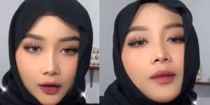 Mengaku Pemula, Hasil Riasan Hijaber TikTokers Dipuji Bak Bidadari