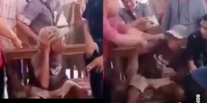 Viral Kakek Pemulung Dituduh Mencuri Alami Kekerasan, Putri Gus Dur Buru Pria Penampar