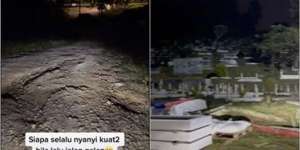 Ambil Order Makanan Tengah Malam, Ojol Ini Nyasar ke Kuburan