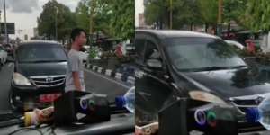 Viral Ambulans Bawa Pasien Kecelakaan Dihalangi Mobil Pelat Merah Diduga di Klaten