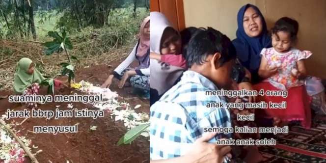 Pilu! Ayah Ibu Meninggal Selisih Beberapa Jam, Ekspresi Keempat Anaknya Jadi Sorotan