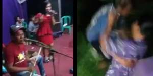 Istri Paksa Suami Turun Panggung Gegara Biduan, Endingnya Di-Smackdown!