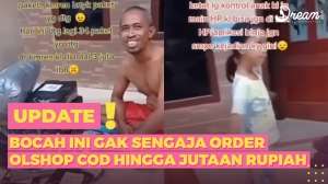 Viral Bocah Ini Gak Sengaja Order Olshop COD hingga Jutaan Rupiah