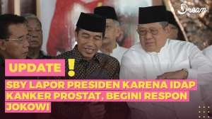 SBY Lapor Presiden karena Idap Kanker Prostat, Begini Respon Jokowi