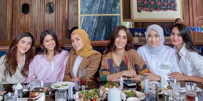 Olla Ramlan Pamer Foto Kumpul Bareng Geng Artis, ke Mana Nindy Ayunda?