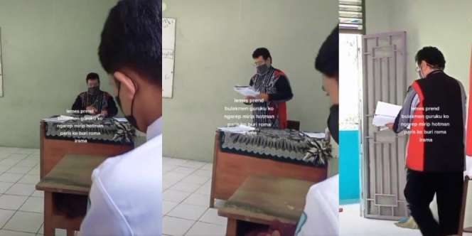 Cerita Murid Punya Guru Mirip Banget Hotman Paris, Netizen: Cosplay Depan Belakang