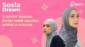 5 Outfit Kasual Putri Anne Saloka, Modis nan Elegan