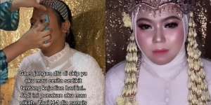Keponakan Nikah Tanpa Diberi MUA, Hasil Riasan Dadakan Bikin Melongo!