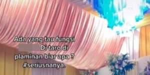 Para Tamu Terheran-heran Lihat Benda Tak Biasa Dipajang di Pelaminan