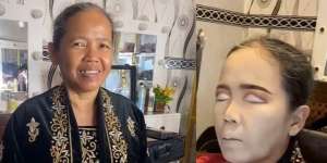 Riasan Sulap Nenek 56 Tahun Tampil Lebih Muda, Lihat Perbedaannya