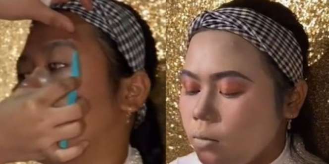 Dadakan Pertama Kali Rias Pengantin, Hasilnya Tak Terduga