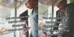 Sejoli Bisik-bisik Pas Lagi Beli Fried Chicken, Penjual Tak Sengaja Dengar: Seketika Hatiku Runtuh