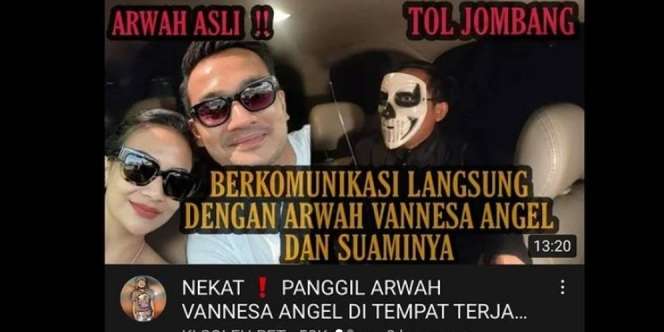 Heboh Konten Youtube Panggil Arwah Vanessa, Kerabat Tak Tinggal Diam