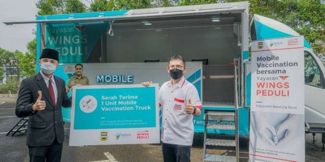 Yayasan 'Wings Peduli' Distribusikan Vaksin ke Pelosok dengan Truck