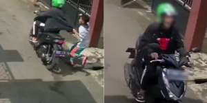 Viral Detik-detik Bocah Kejar Jambret dengan Tangan Kosong di Sukabumi