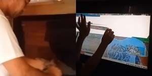 Viral, Pria Ini Lepas Plastik dari Layar LCD, Endingnya Bikin Nyesek!