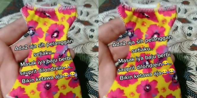 Bikin Ngakak! Tukang Laundry Terkejut Dapat Cucian Baju Pelanggan dengan Ukuran Tak Biasa: Untung Bukan Daleman