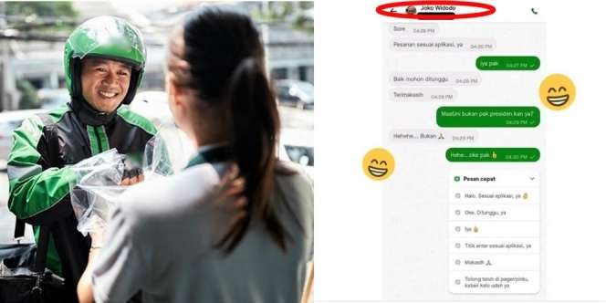 Heboh Joko Widodo Jadi Driver Ojol, Penumpang Syok: Bapak Bukan Presiden, Kan?