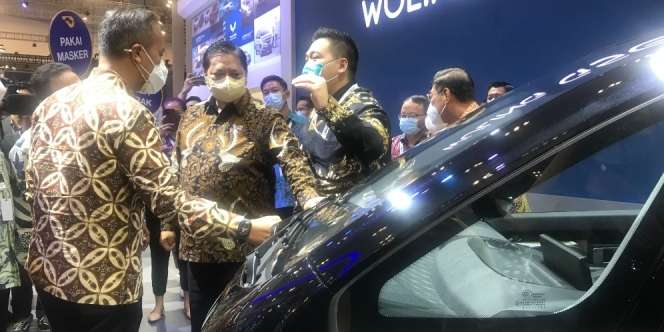 GIIAS 2021 Resmi Dibuka, Menko Airlangga Berharap Pacu Industri Otomotif 