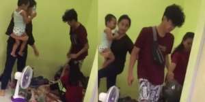 Mama Muda Gendong Anak Labrak Suami dan Selingkuhan yang Pura-pura Amnesia Lupa Sama Istrinya