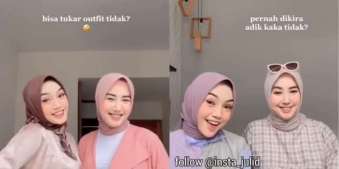 Hijaber Ibu-Anak Sering Dikira Kakak-Adik, Susah Bedakan Siapa yang Tertua