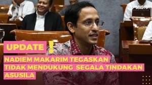 Nadiem Makarim Tegaskan Tak Mendukung Segala Tindakan Asusila