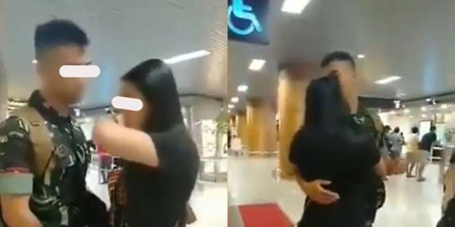 Ujian Jadi Pasangan TNI, Kekasih Tak Henti Menangis Saat Akan Ditinggal Bertugas