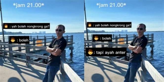 Cewek Diantar Ayah ke Tempat Nongkrong, Kendaraannya Bikin Satu Geng Heboh!