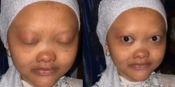 Transformasi Makeup Pengantin dengan Alis Botak Jadi Seperti Boneka Barbie
